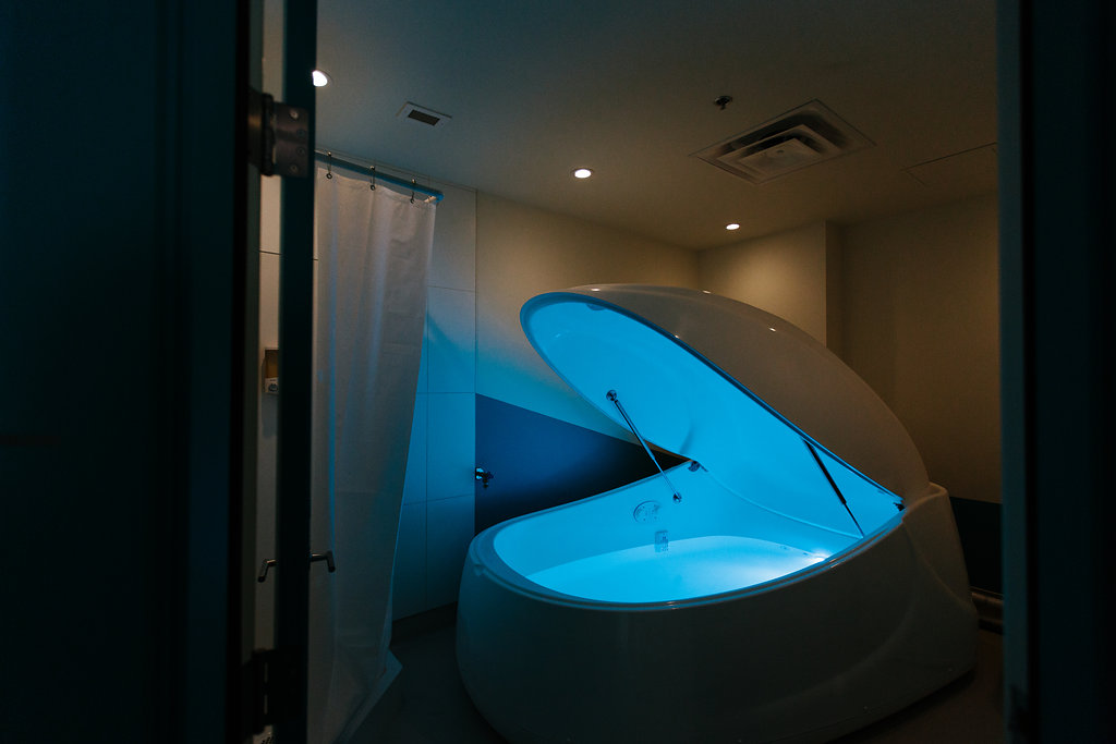 A Clear Float Spa float pod.